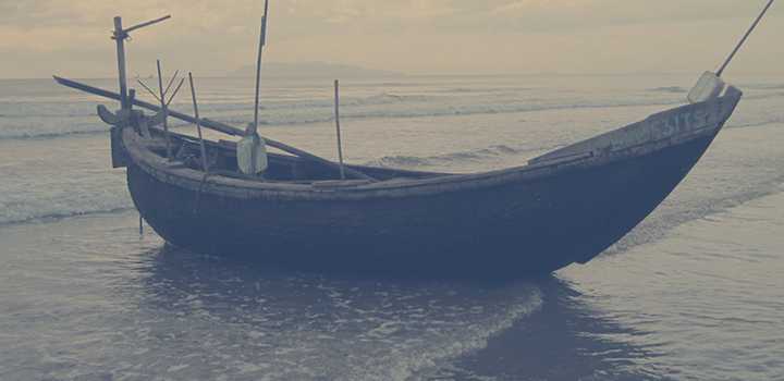 Photo de barque d'époque